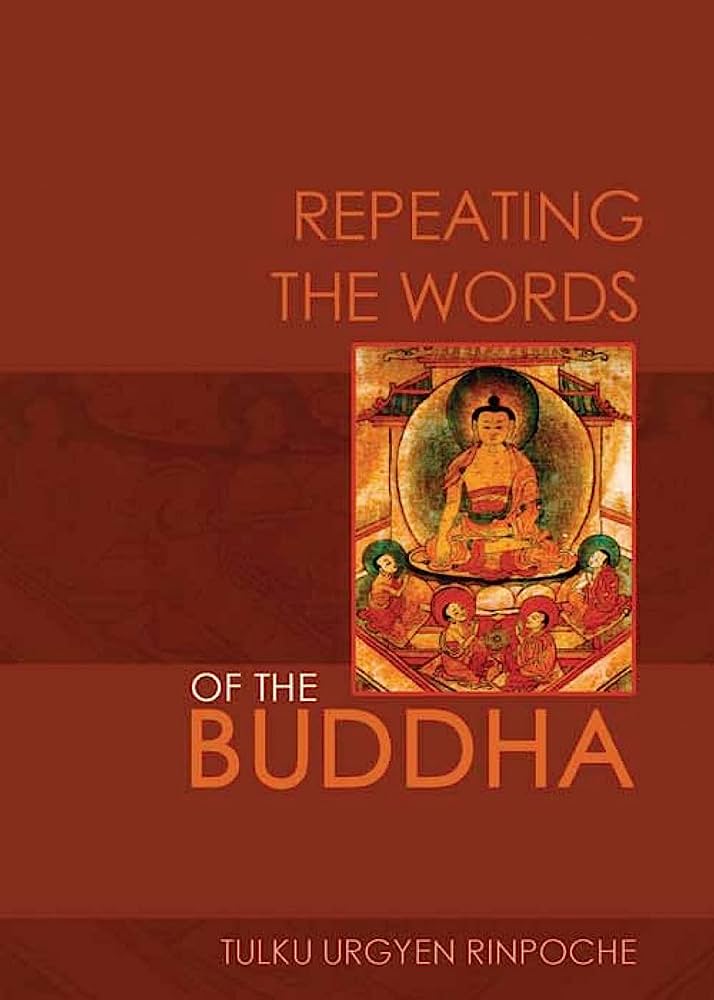 Repeating the words of Buddha